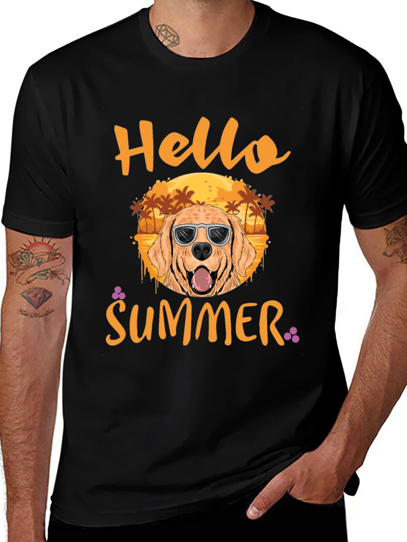 Hello Summer Dog T-Shirt