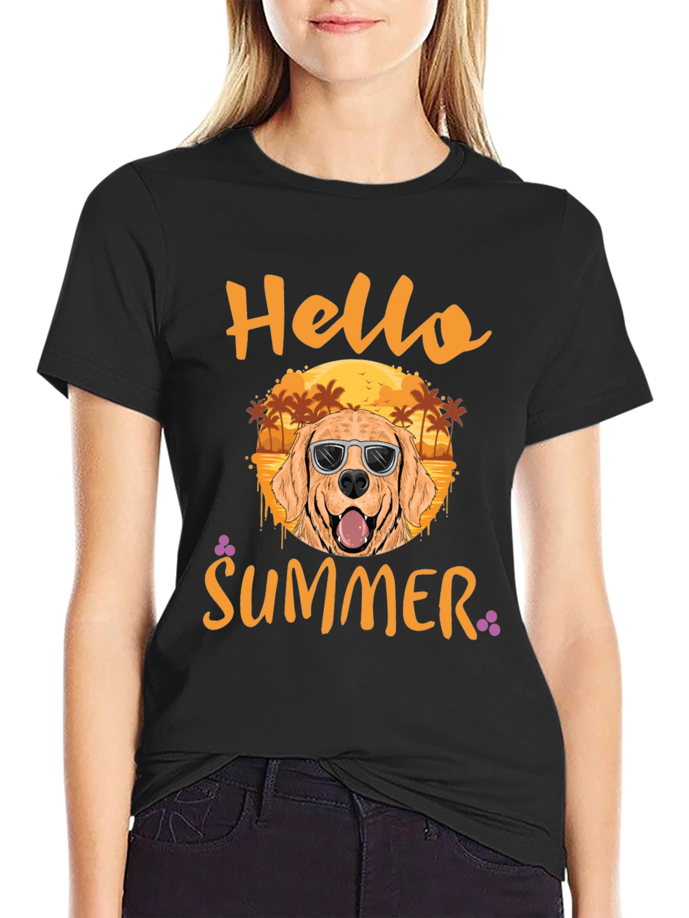Hello Summer Dog T-Shirt