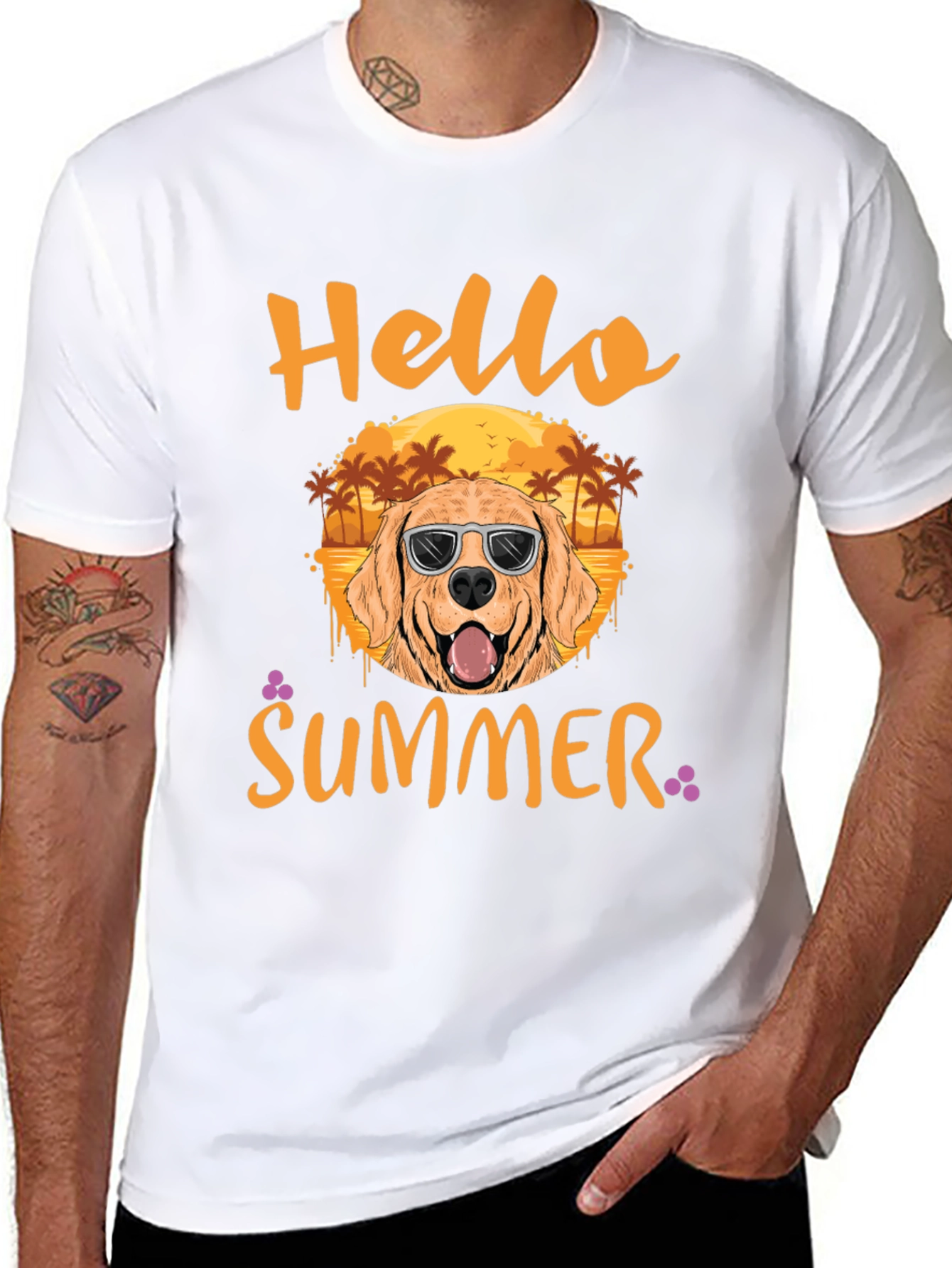 Hello Summer Dog T-Shirt