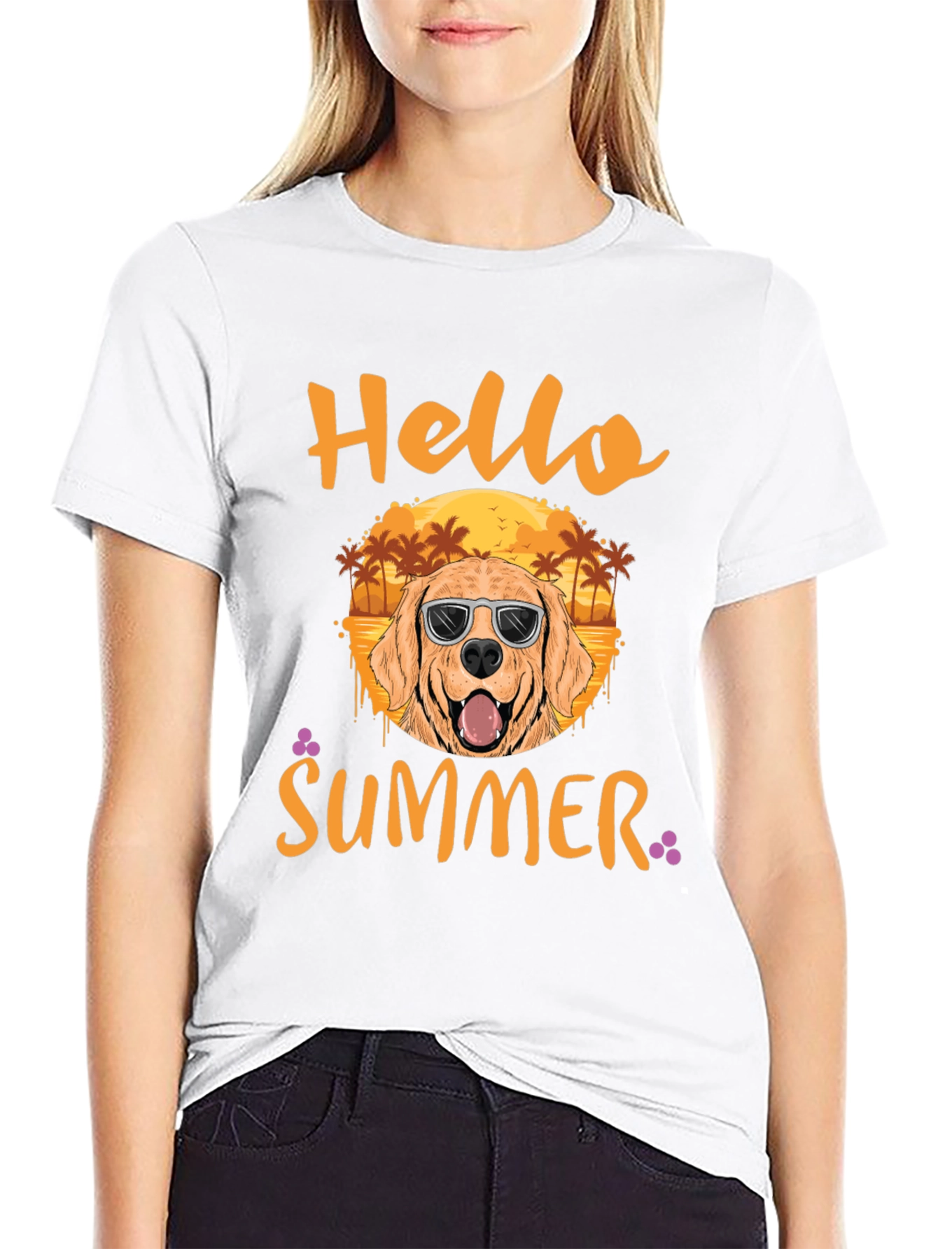 Hello Summer Dog T-Shirt