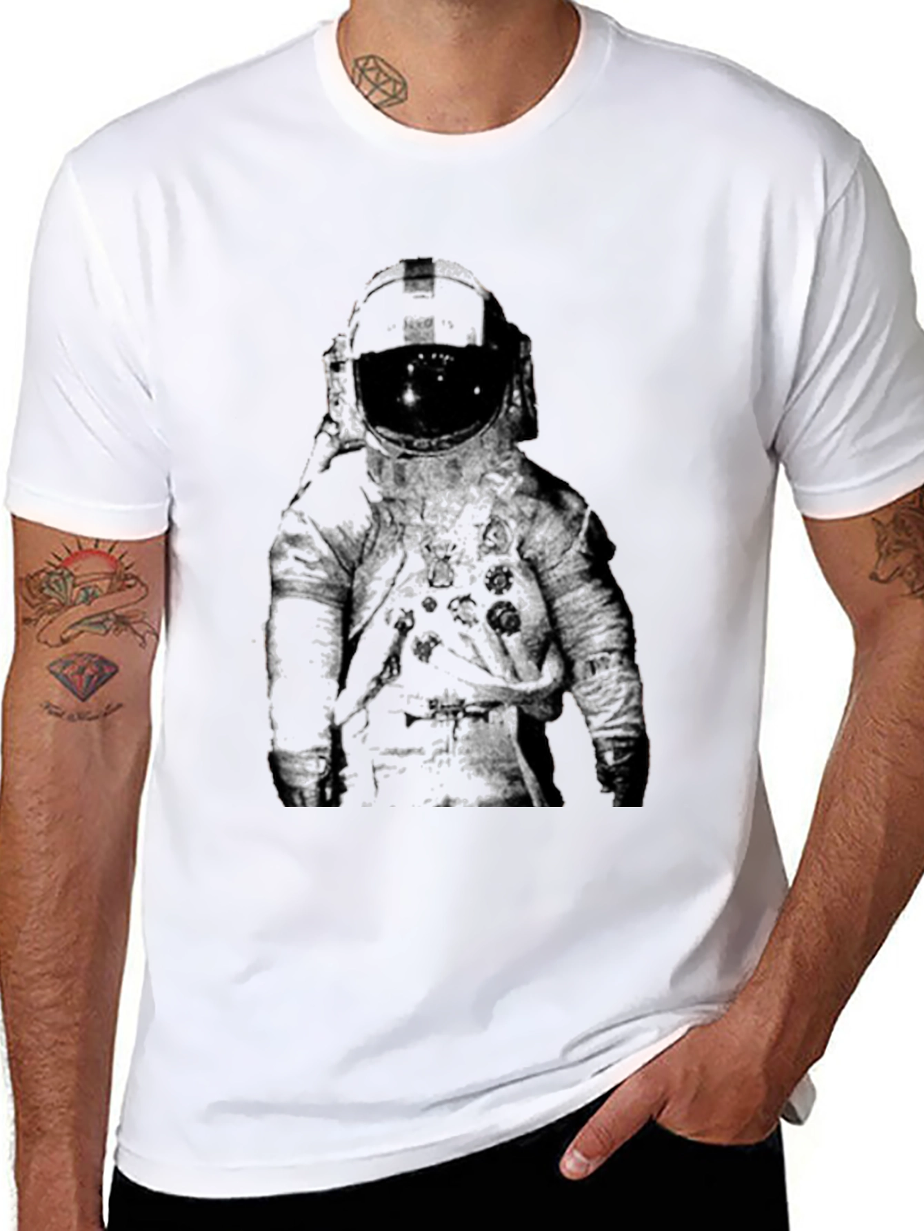 Astronaut Graphic T-Shirt - Space Exploration Tee