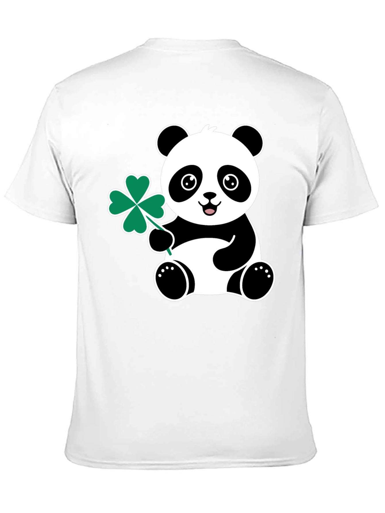 Panda Shamrock Tee - St. Patricks Day Luck