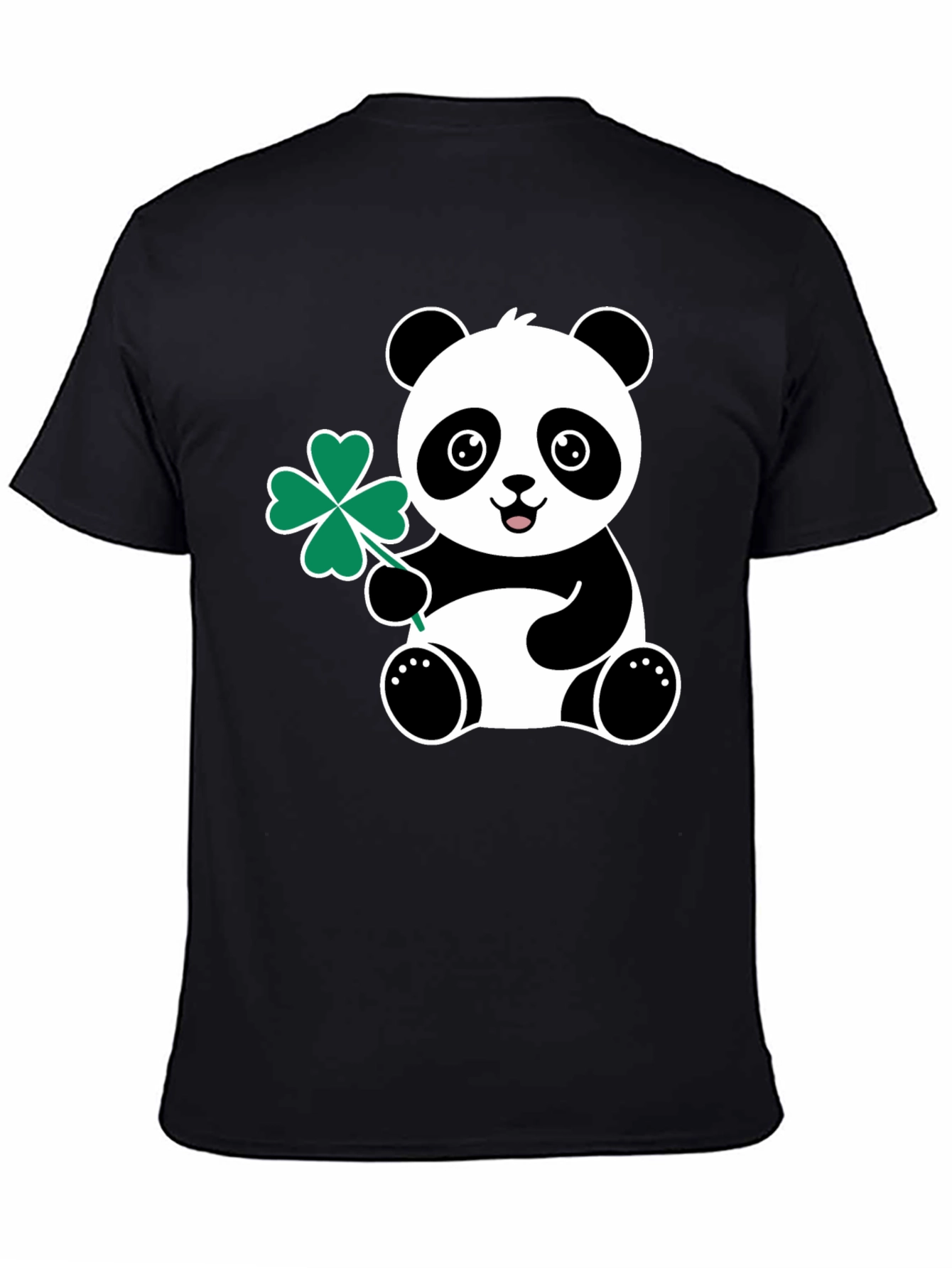Panda Shamrock Tee - St. Patricks Day Luck