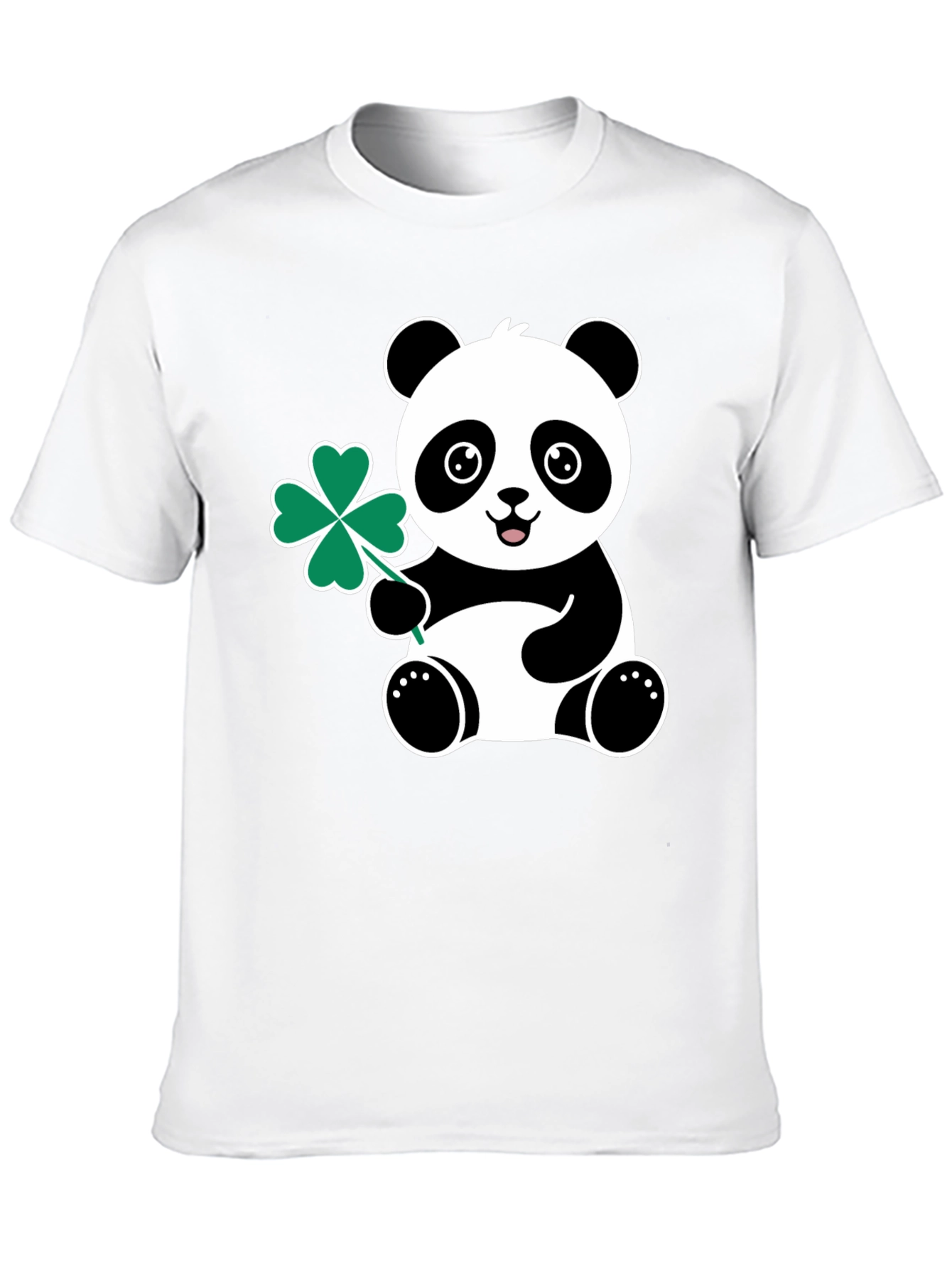 Panda Shamrock Tee - St. Patricks Day Luck