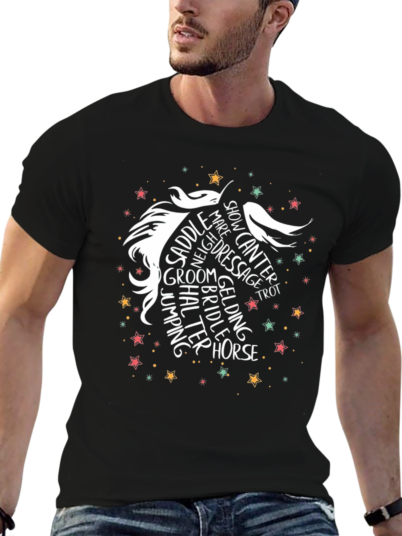 Equestrian Word Art Horse T-Shirt