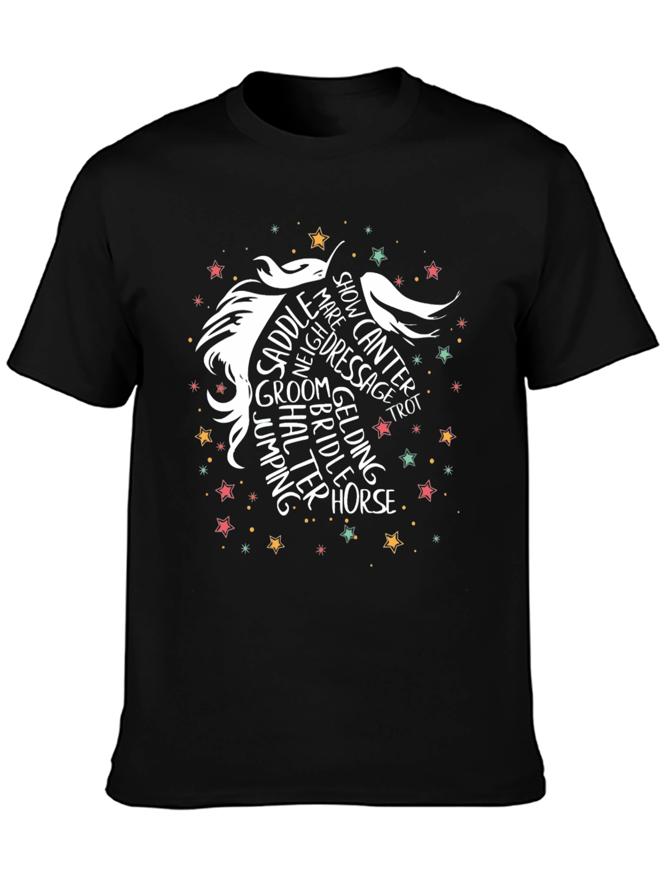 Equestrian Word Art Horse T-Shirt