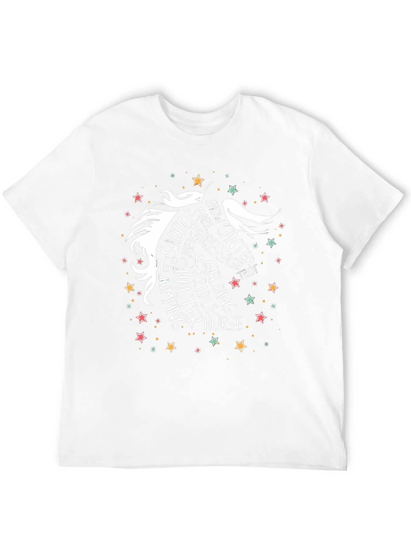 Equestrian Word Art Horse T-Shirt