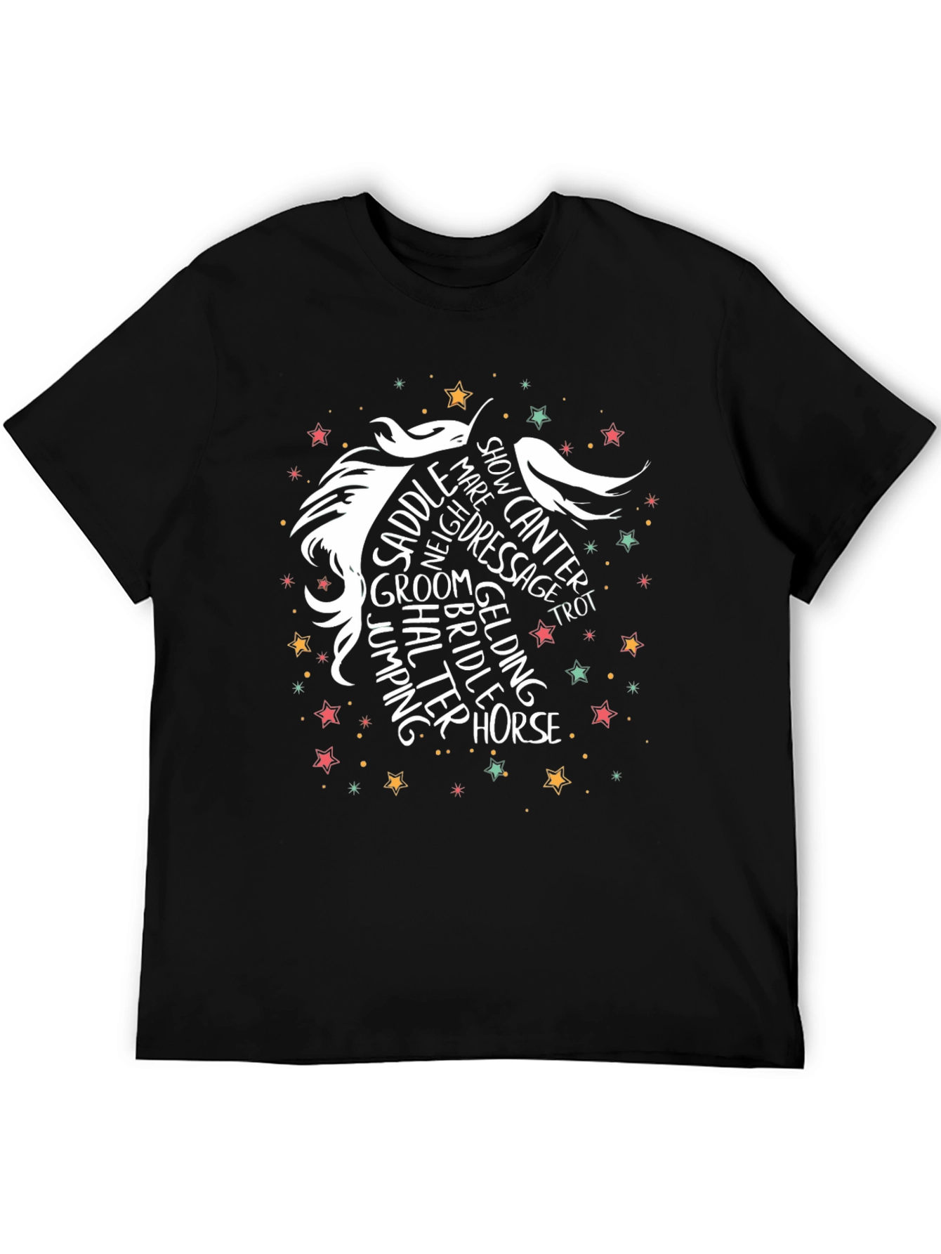 Equestrian Word Art Horse T-Shirt