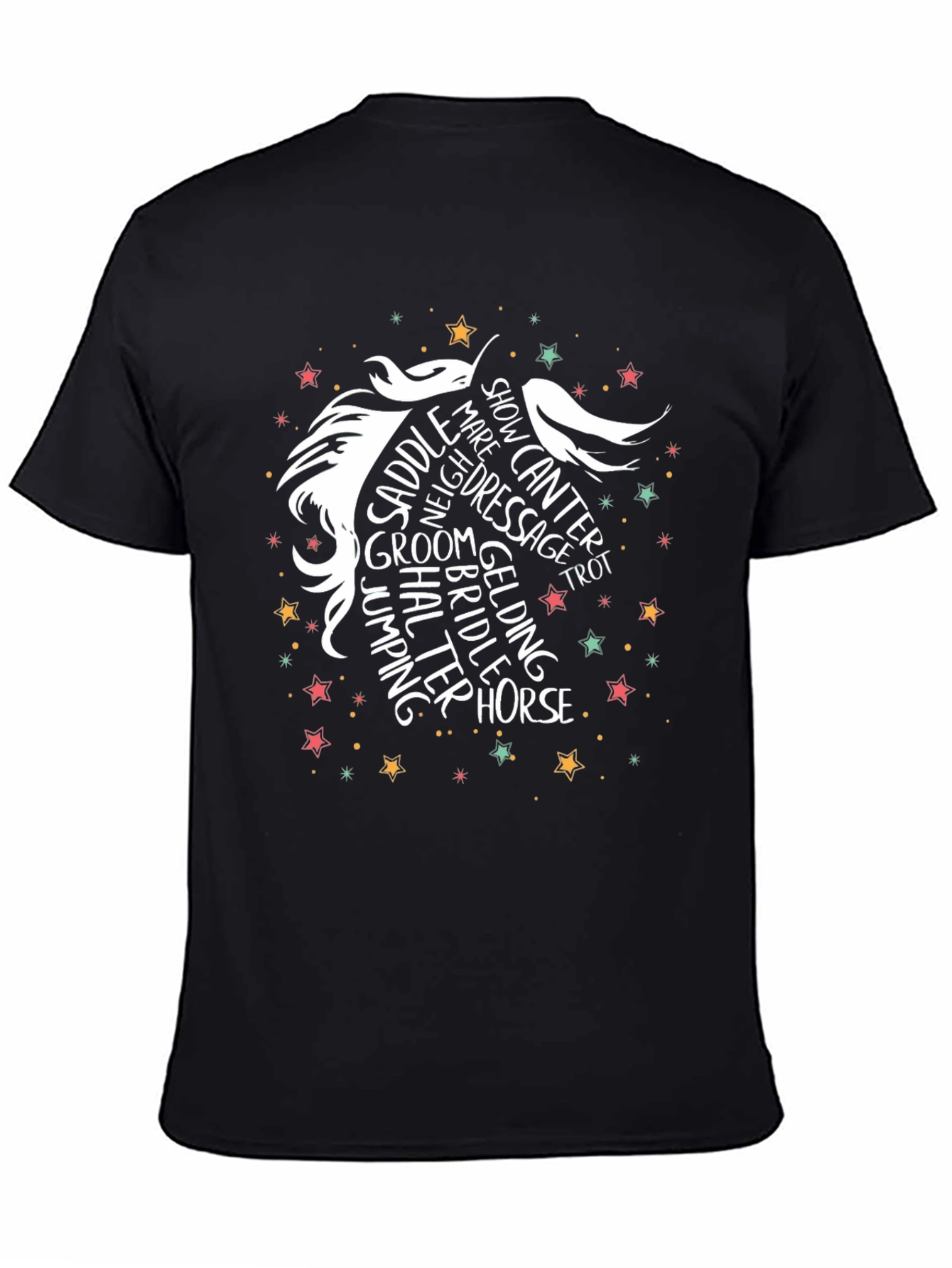 Equestrian Word Art Horse T-Shirt