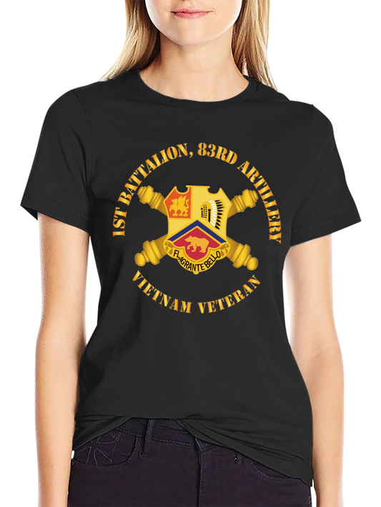 1st Battalion 83rd Artillery Vietnam Veteran T-Shirt