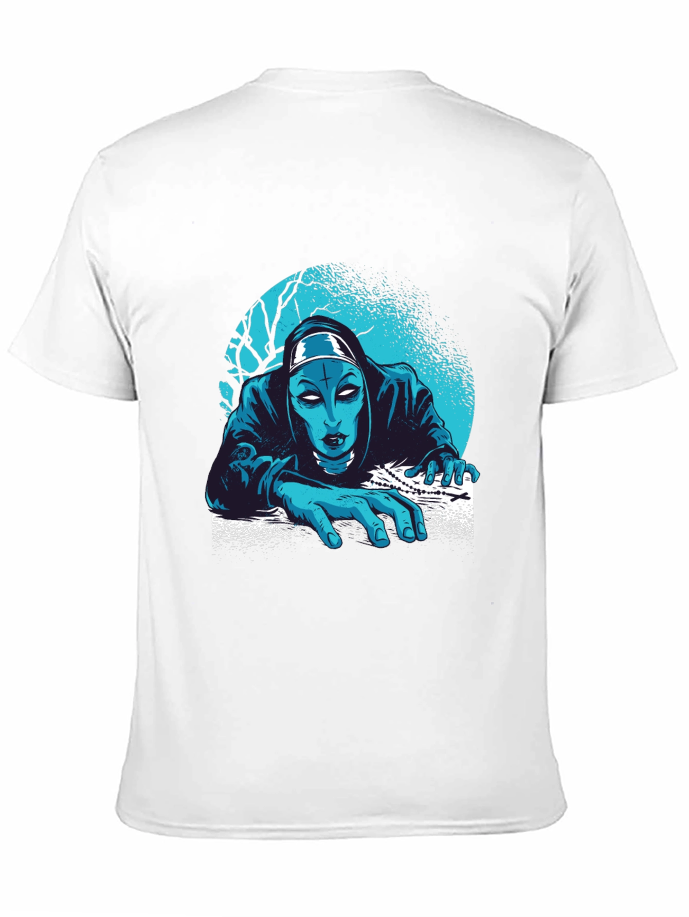 Creepy Nun T-Shirt: Horror Graphic Tee
