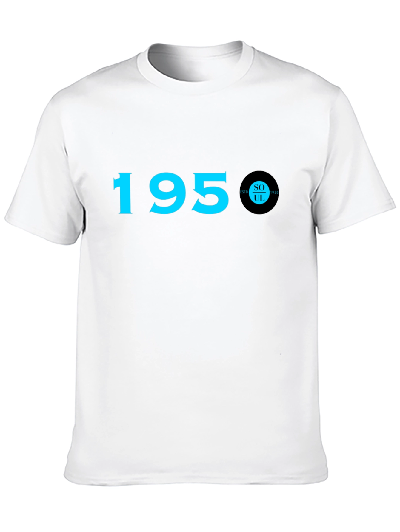1950 Soul Record T-Shirt - Black