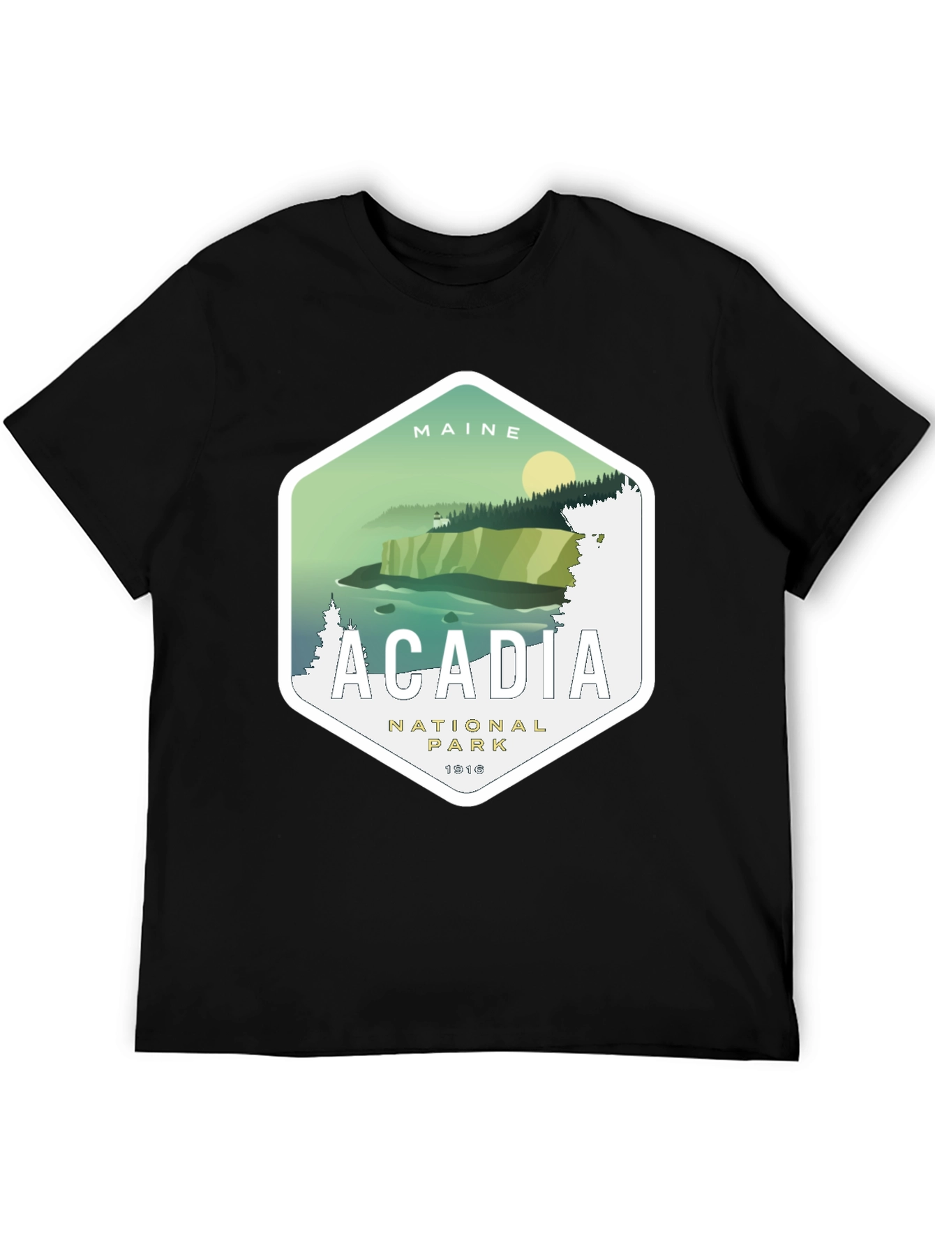 Acadia National Park Graphic Tee - Maine Souvenir