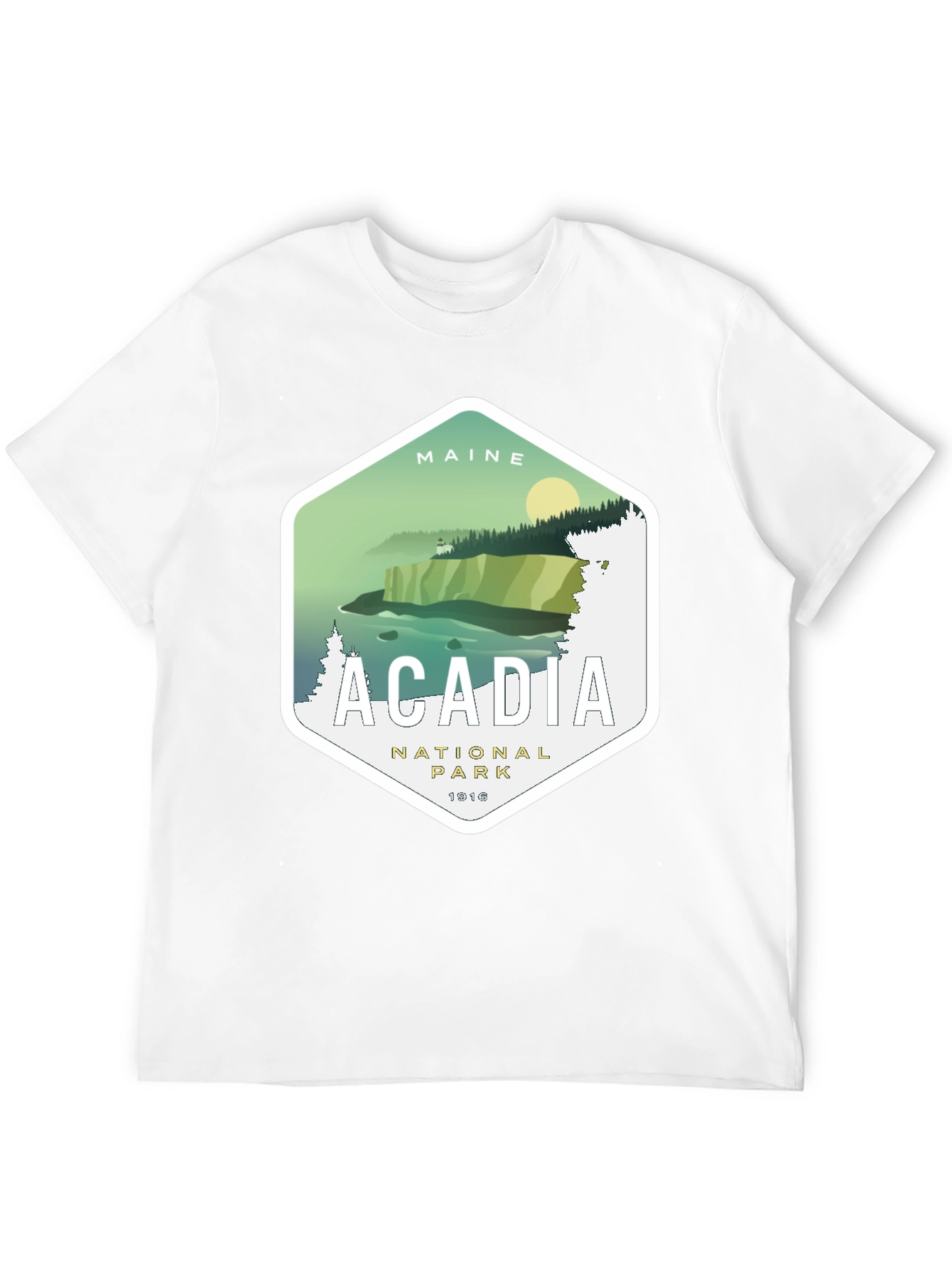 Acadia National Park Graphic Tee - Maine Souvenir