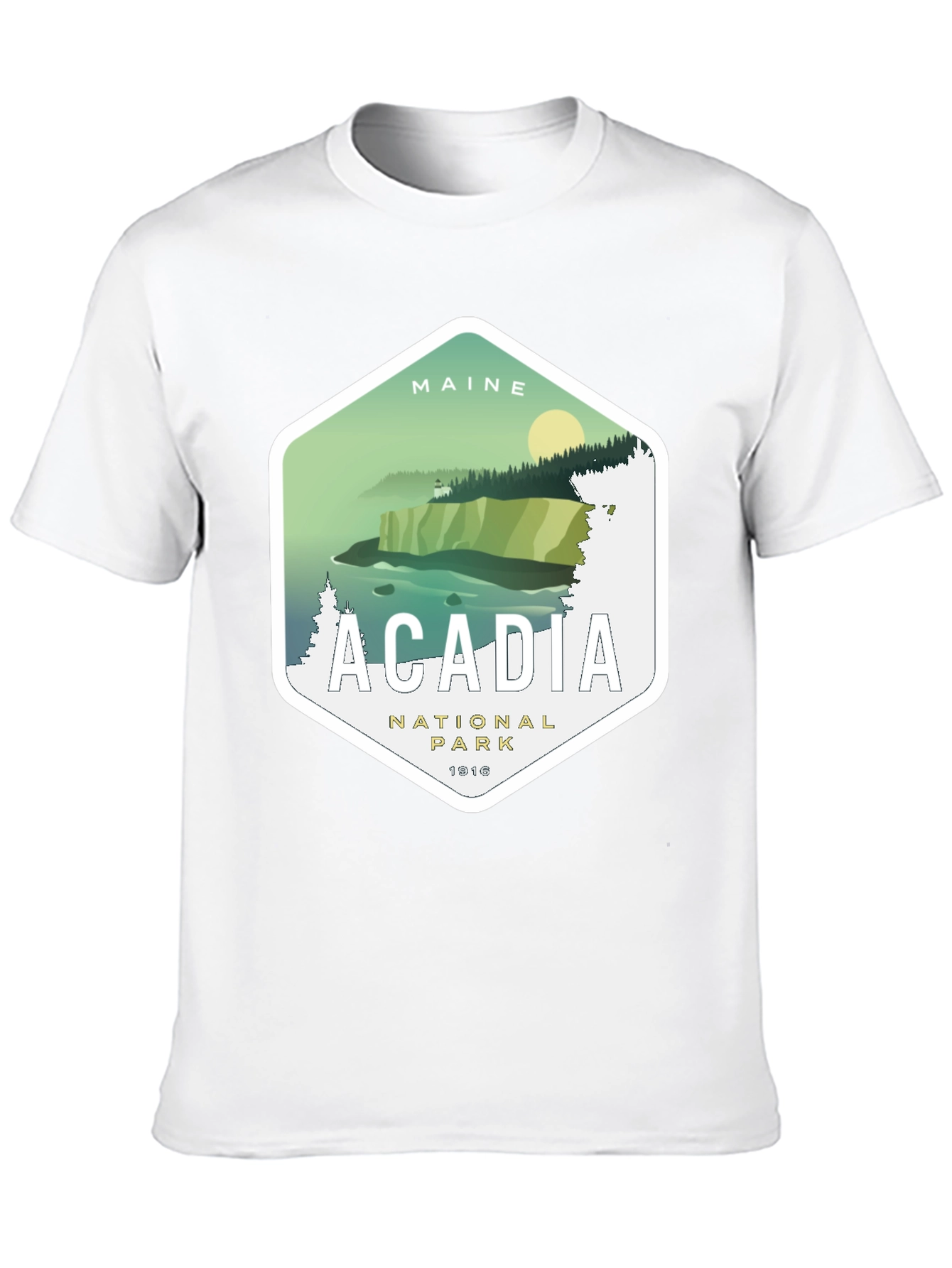 Acadia National Park Graphic Tee - Maine Souvenir