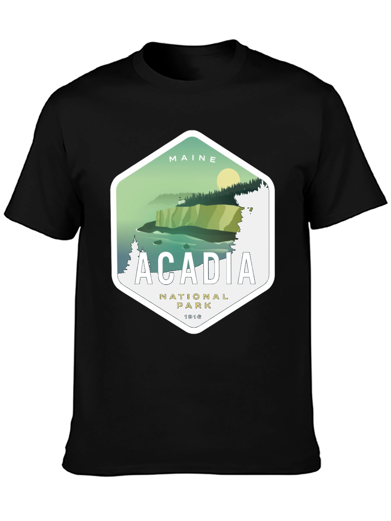 Acadia National Park Graphic Tee - Maine Souvenir