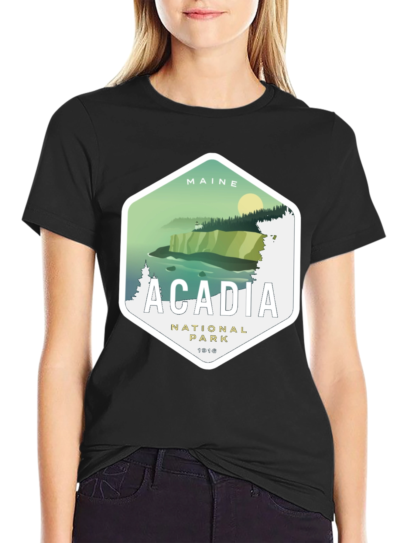 Acadia National Park Graphic Tee - Maine Souvenir