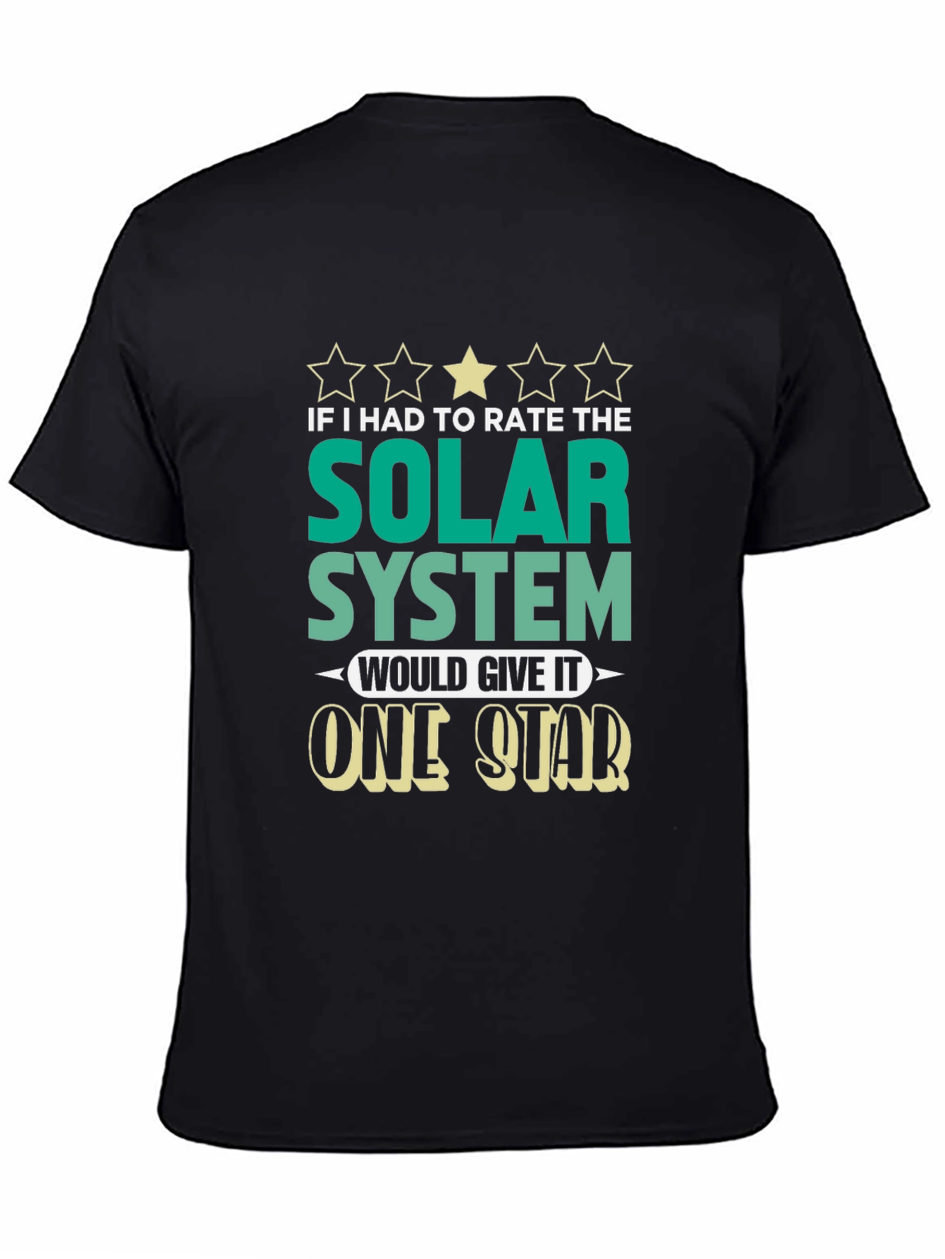 One Star Solar System Graphic T-Shirt