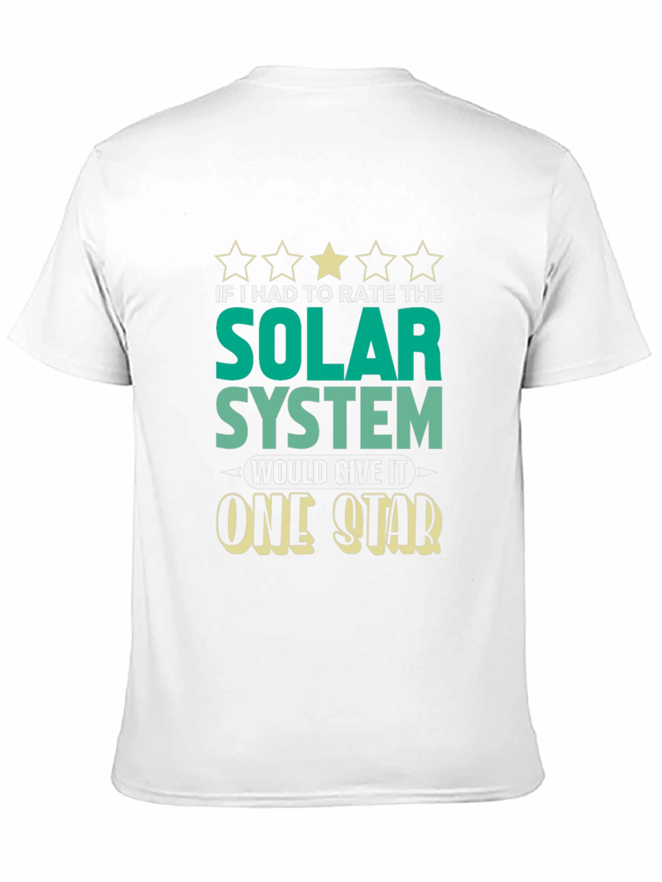 One Star Solar System Graphic T-Shirt