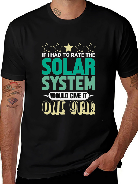 One Star Solar System Graphic T-Shirt