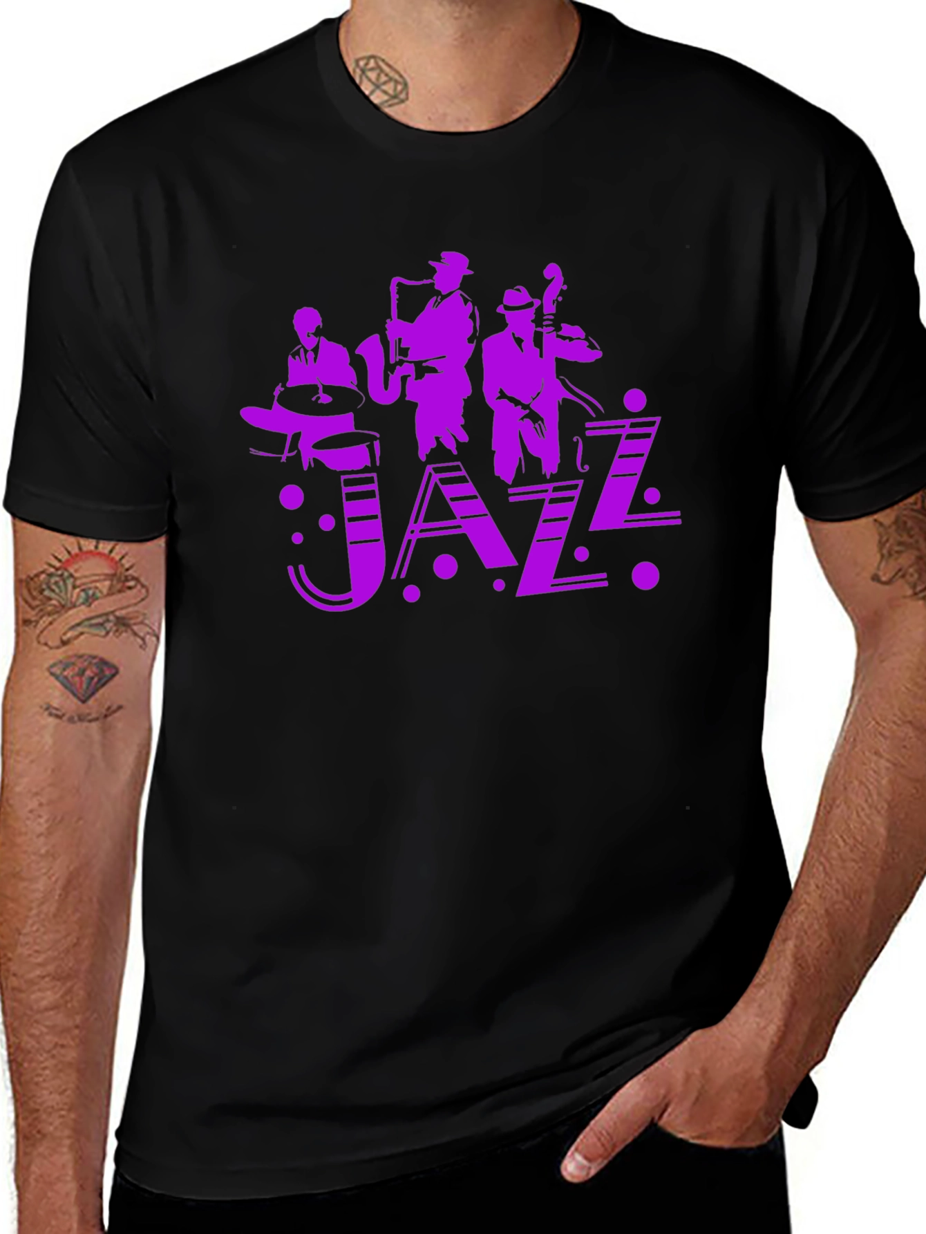 Jazz Band Graphic T-Shirt