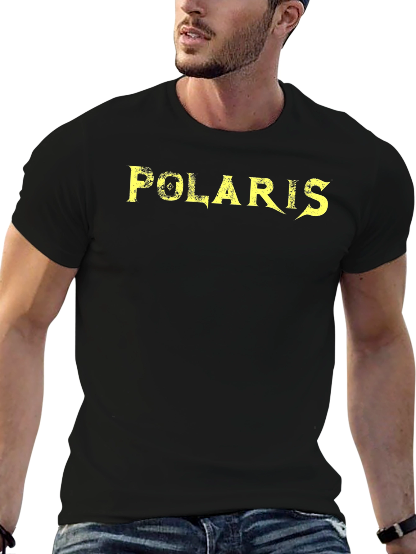 Polaris Graphic T-Shirt - Black Cotton Tee