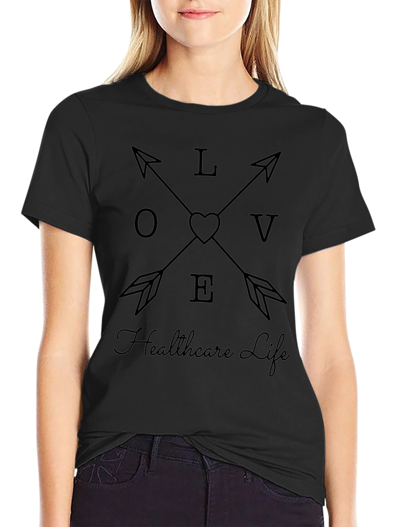 LOVE Healthcare Life Arrow T-Shirt