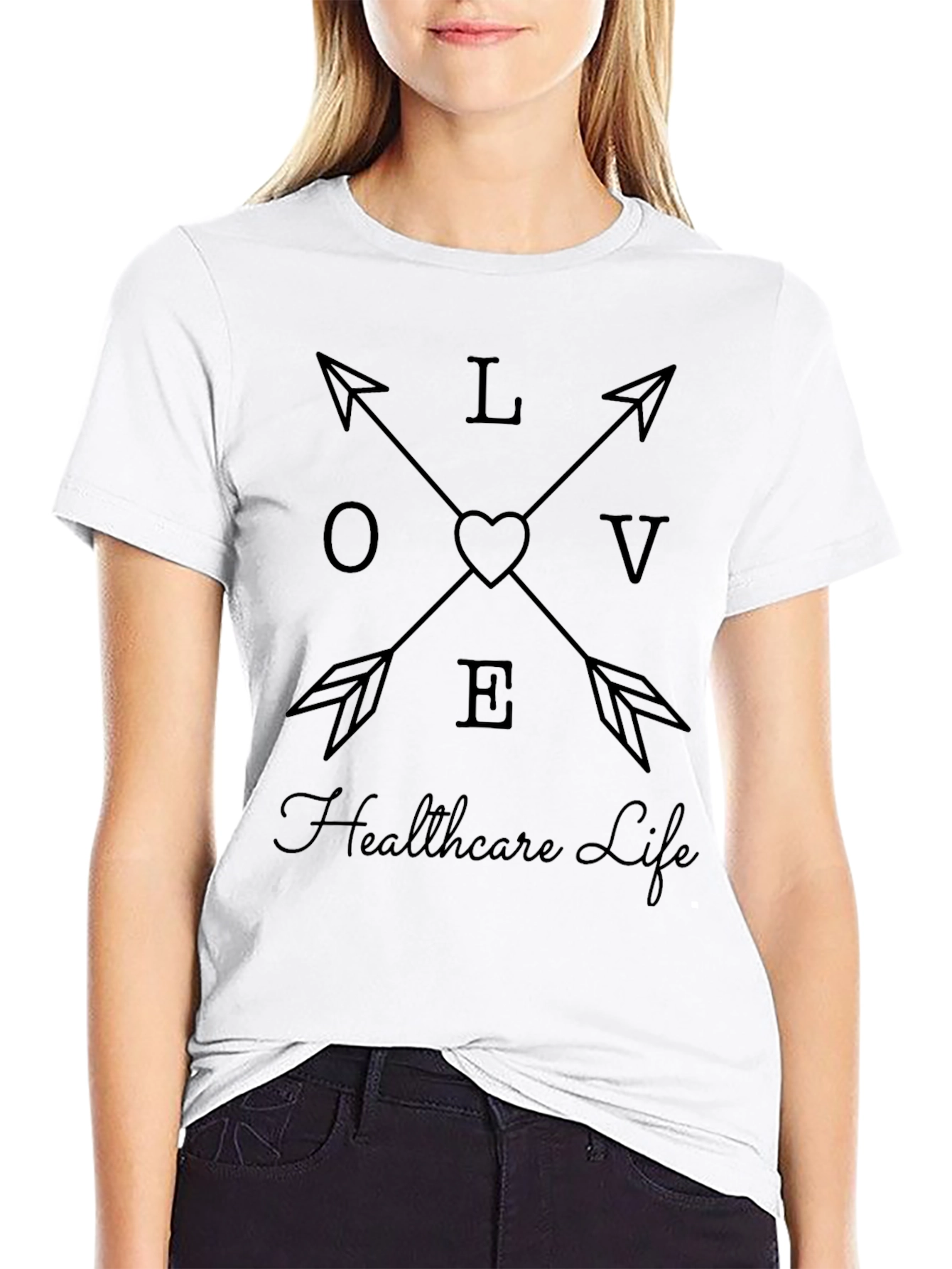 LOVE Healthcare Life Arrow T-Shirt