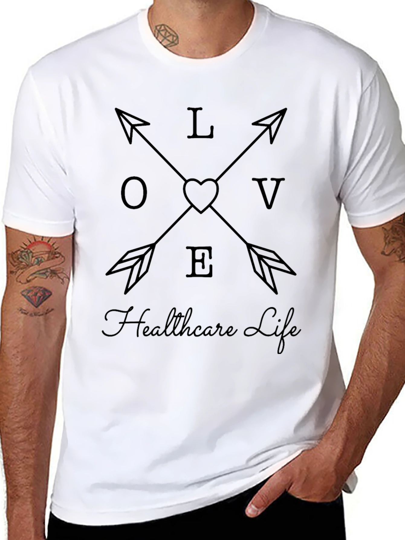 LOVE Healthcare Life Arrow T-Shirt