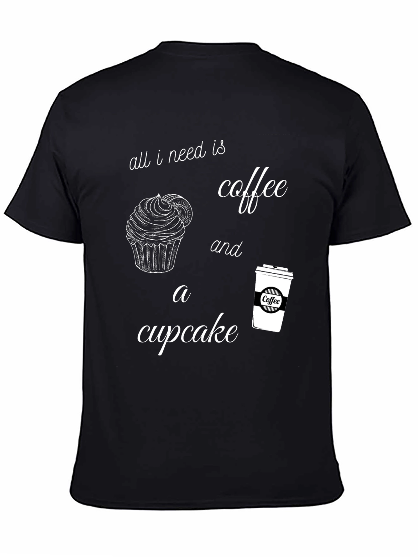 Coffee and Cupcake Graphic Tee