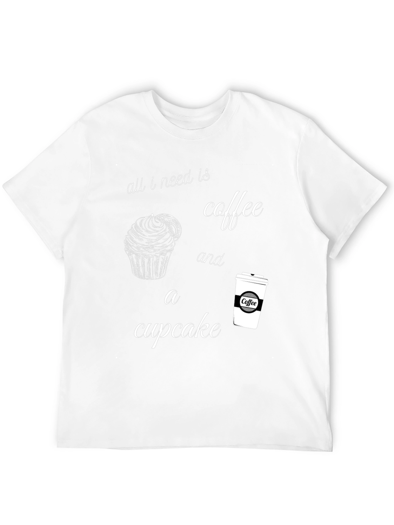 Coffee and Cupcake Graphic Tee