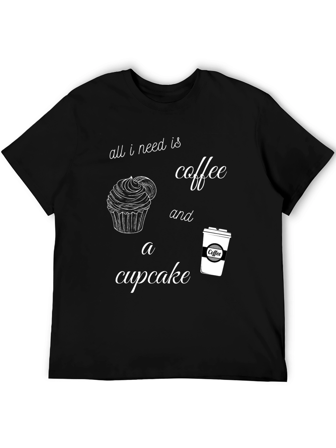 Coffee and Cupcake Graphic Tee