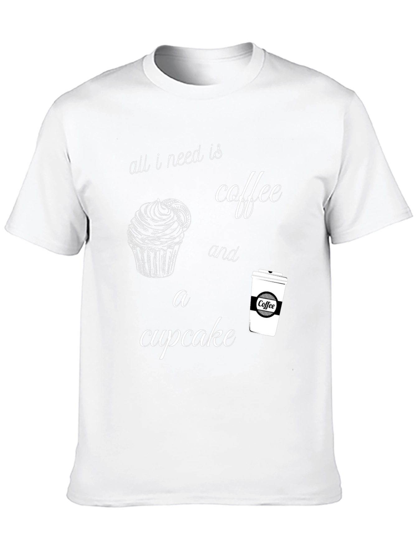 Coffee and Cupcake Graphic Tee