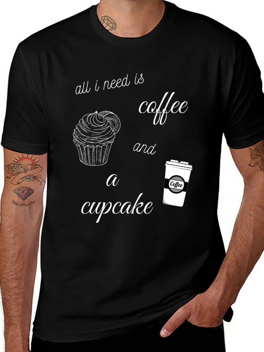 Coffee and Cupcake Graphic Tee