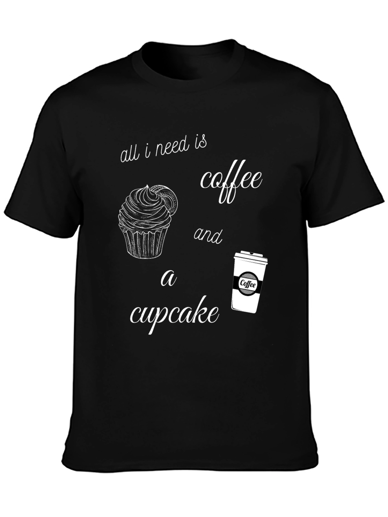 Coffee and Cupcake Graphic Tee