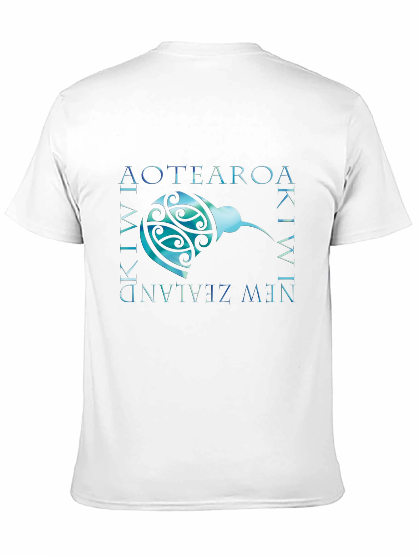 Aotearoa Kiwi New Zealand T-Shirt - Black