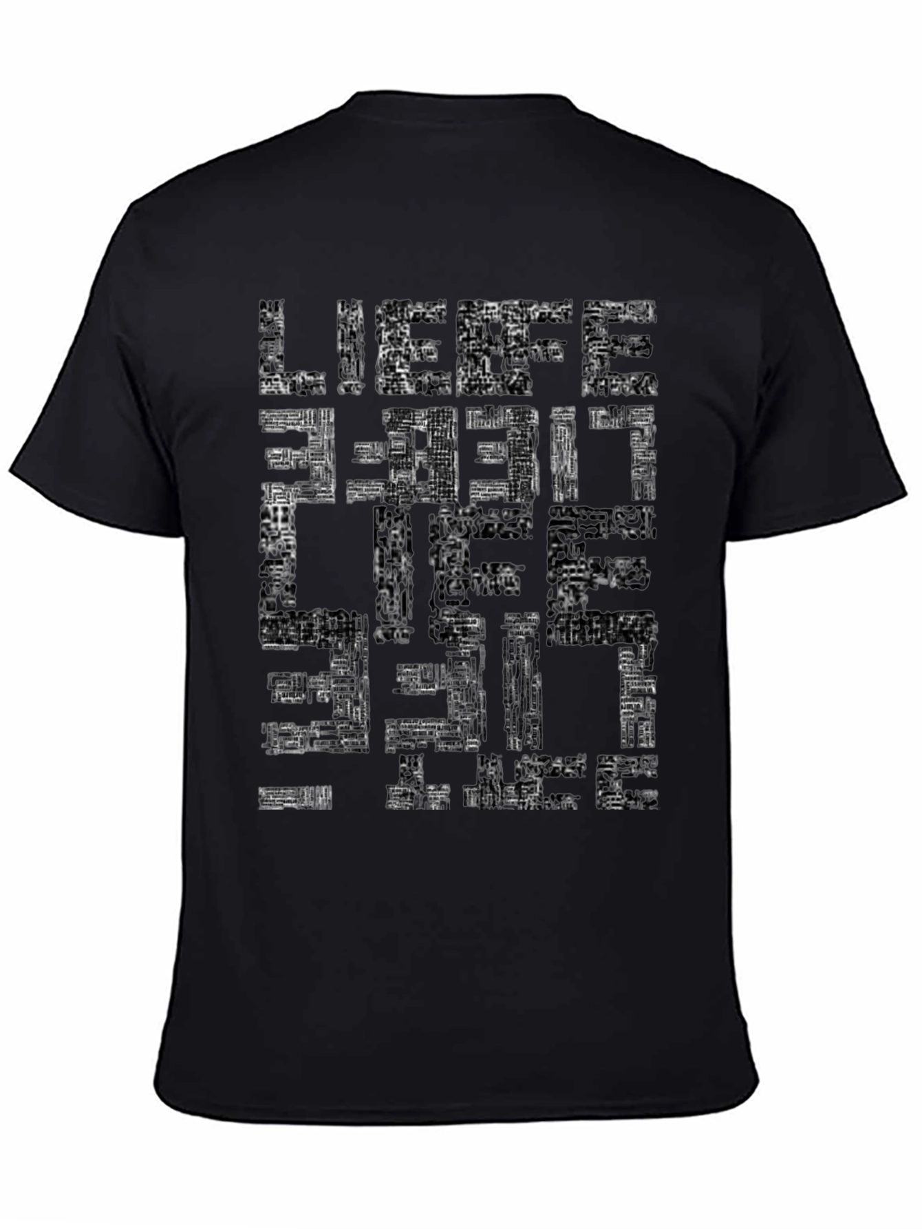 LIEBE LIEBE LIEBE T-Shirt - Black