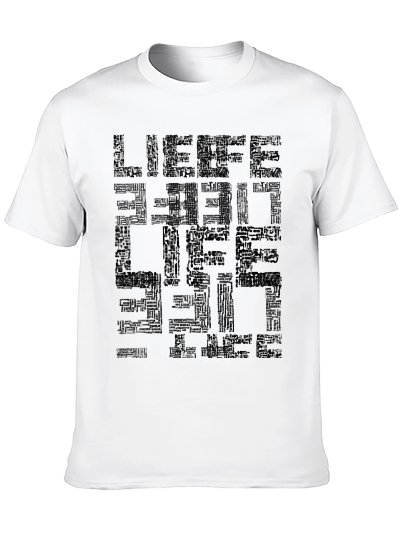 LIEBE LIEBE LIEBE T-Shirt - Black