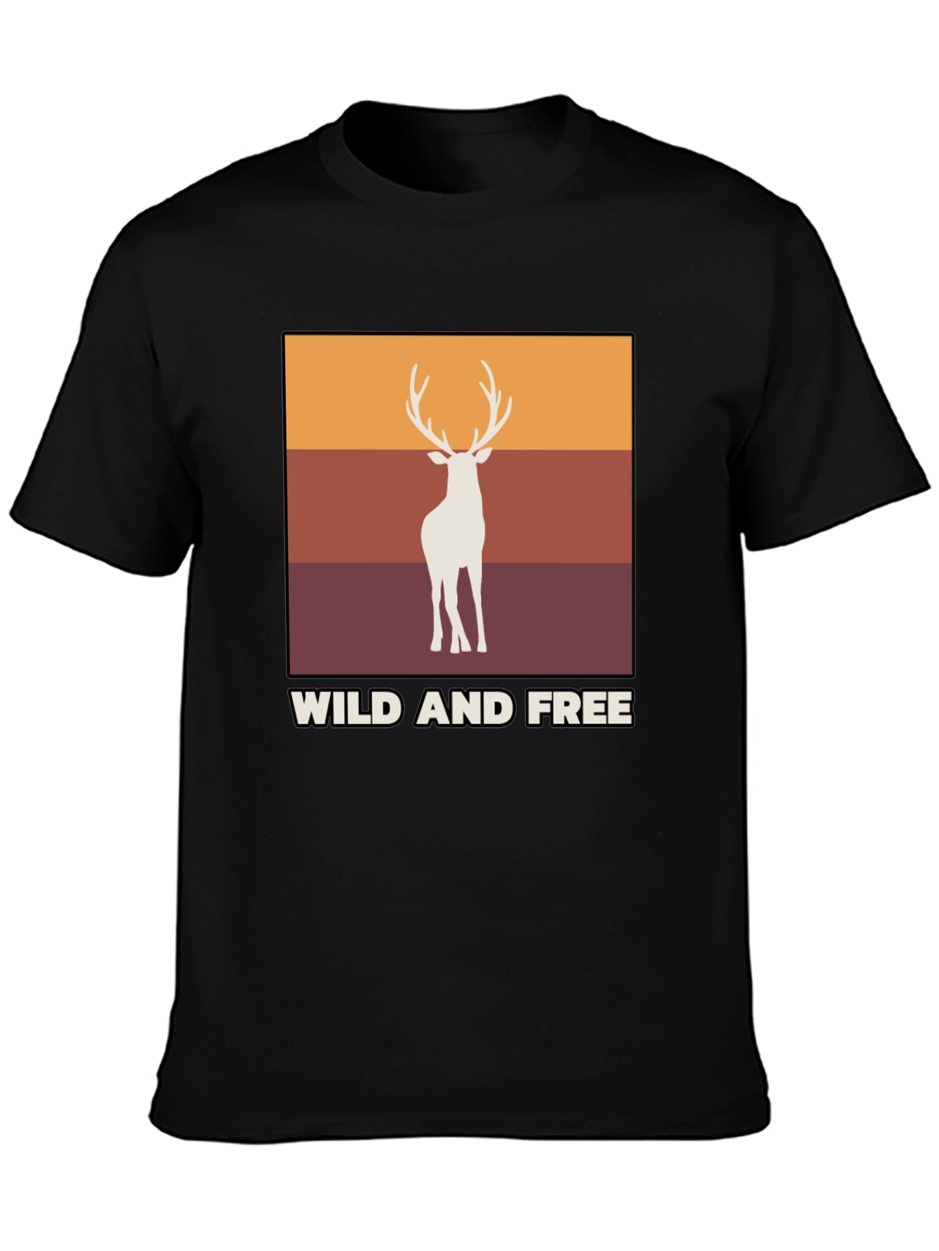Wild and Free Deer Graphic Tee