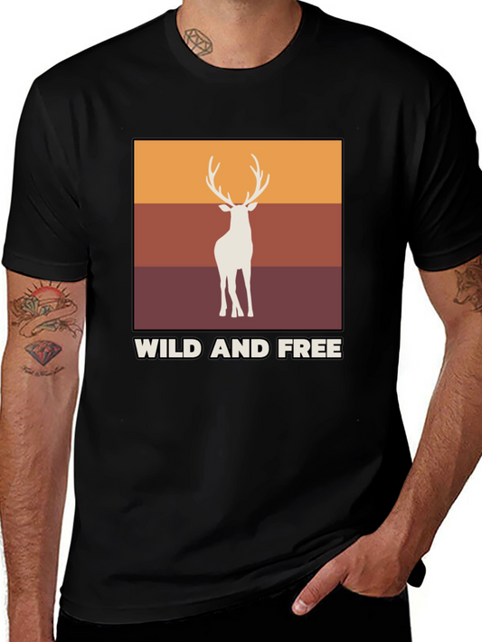 Wild and Free Deer Graphic Tee