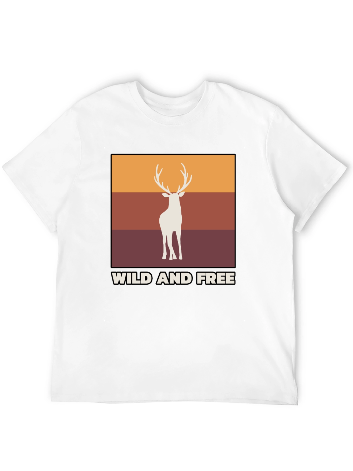 Wild and Free Deer Graphic Tee