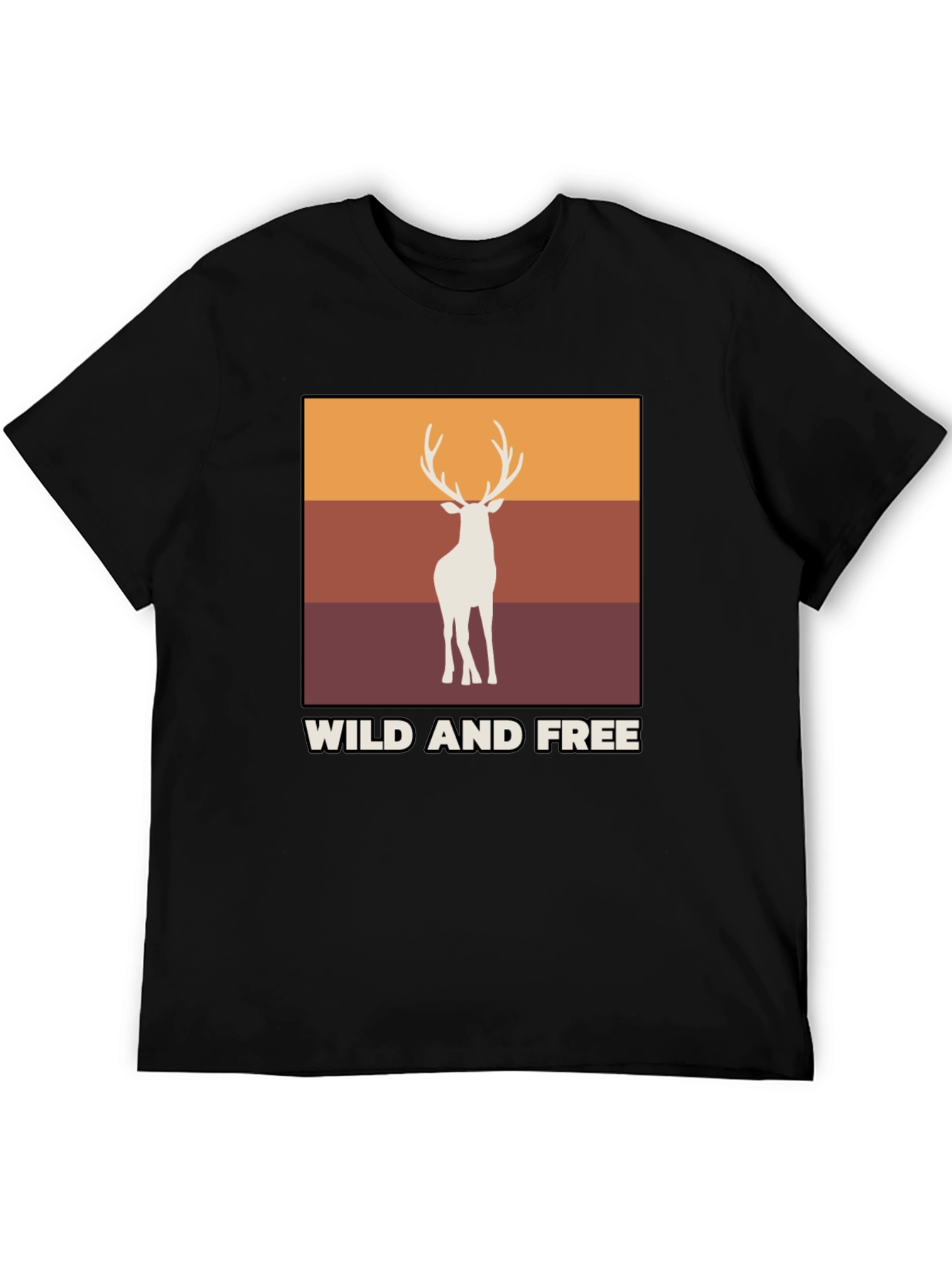 Wild and Free Deer Graphic Tee