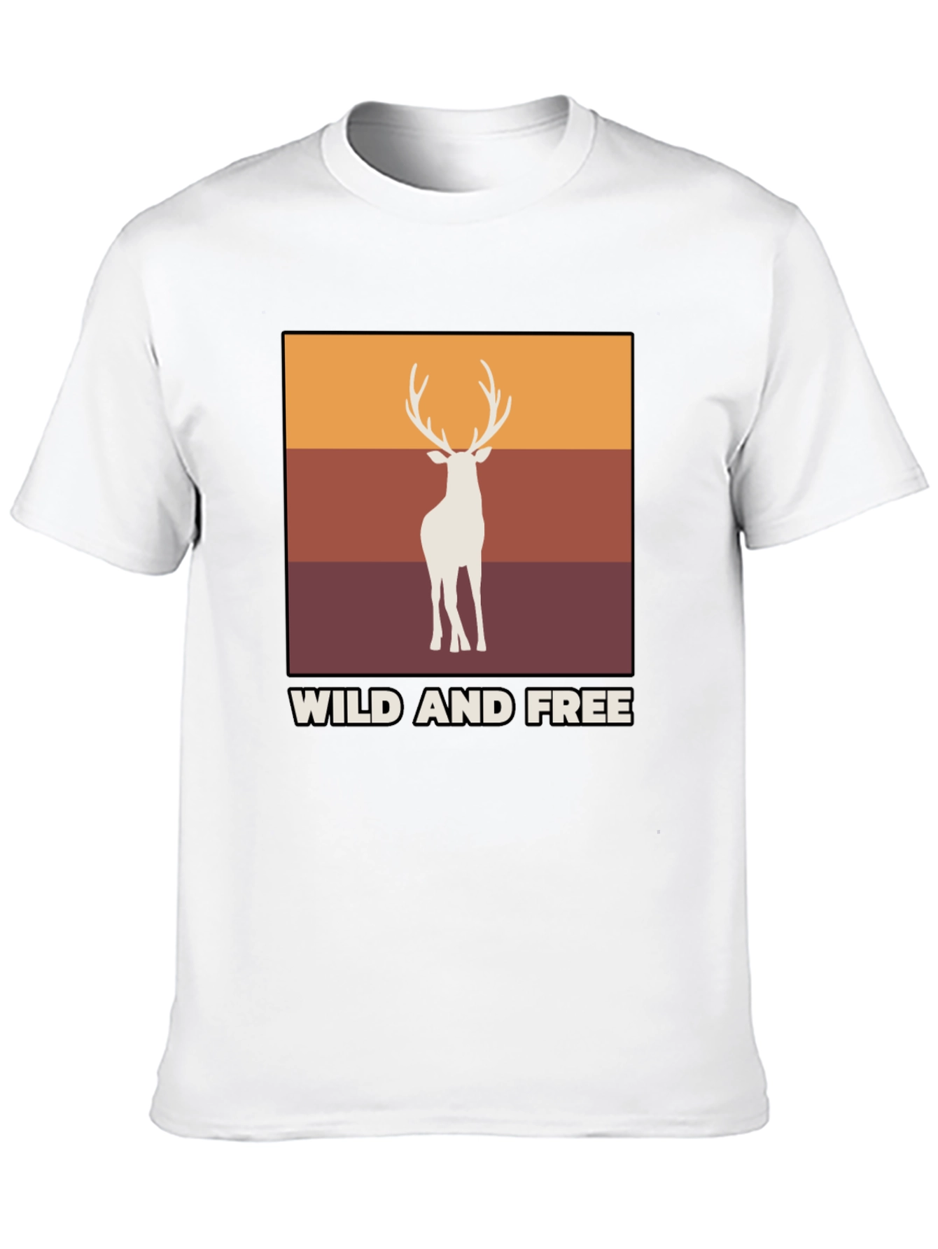 Wild and Free Deer Graphic Tee