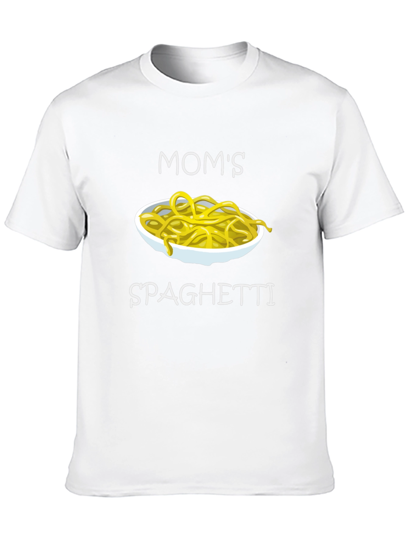 Moms Spaghetti Graphic Tee - Funny Food T-Shirt