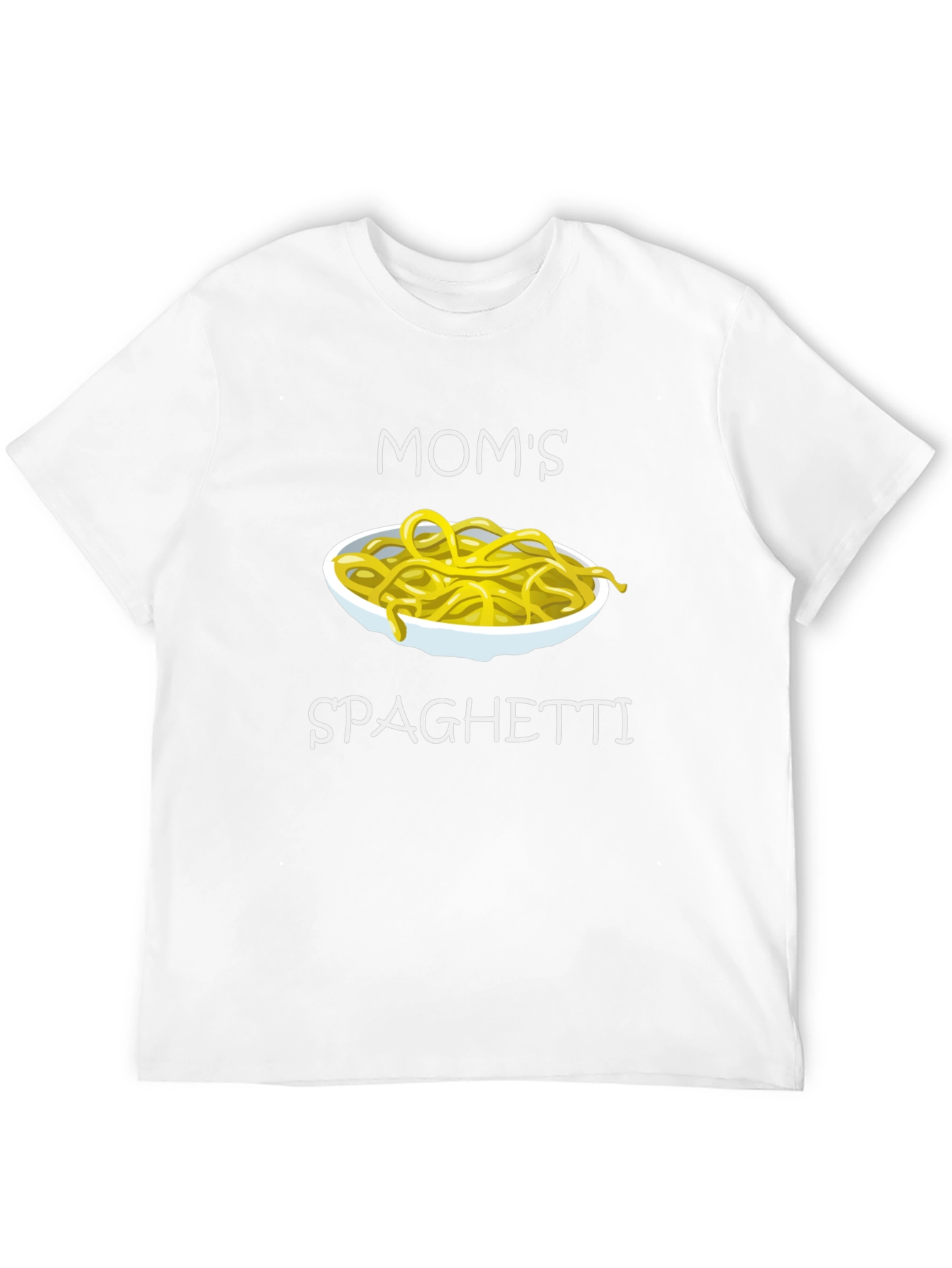Moms Spaghetti Graphic Tee - Funny Food T-Shirt
