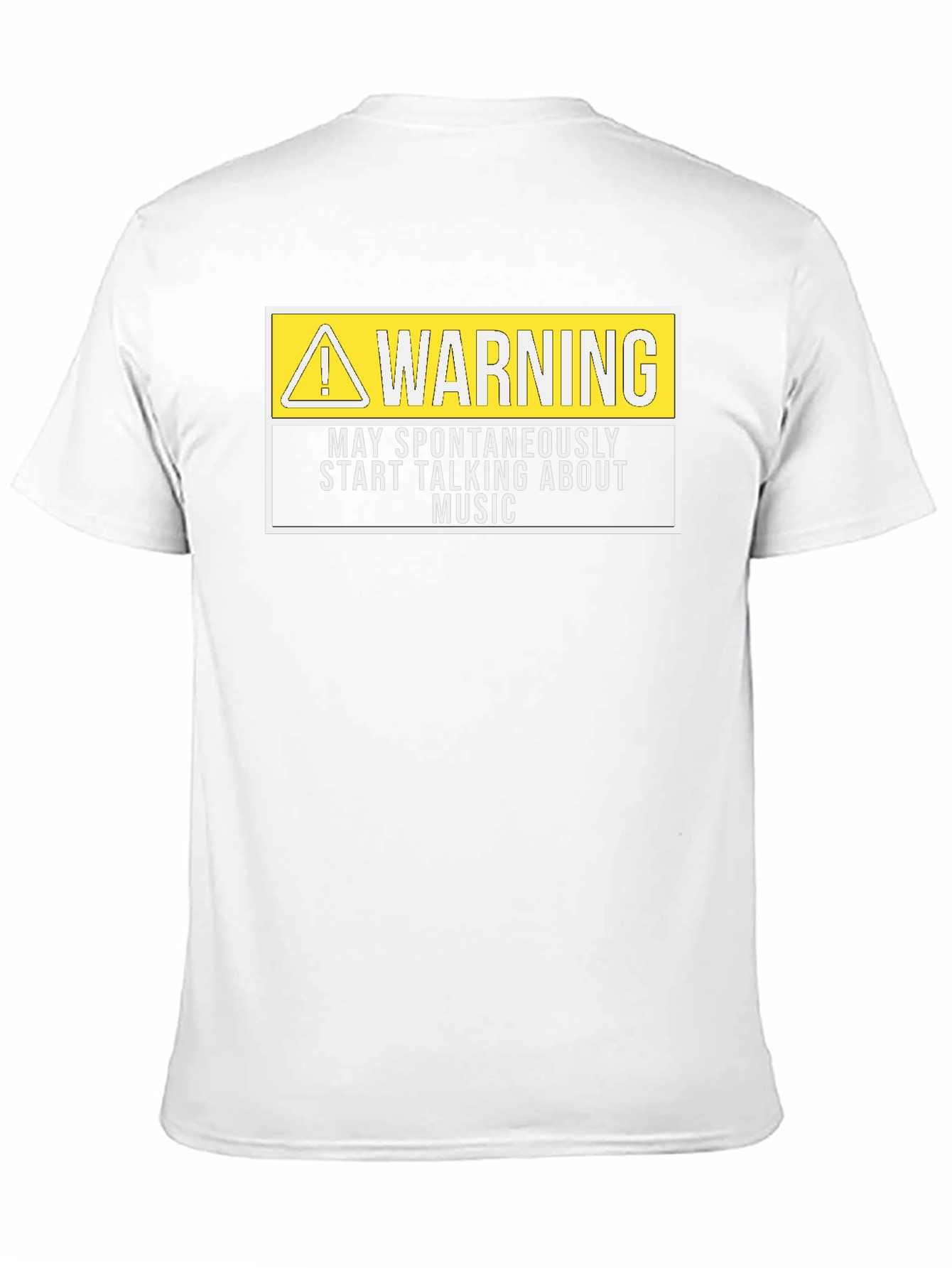 Warning May Spontaneously Talk Music T-Shirt