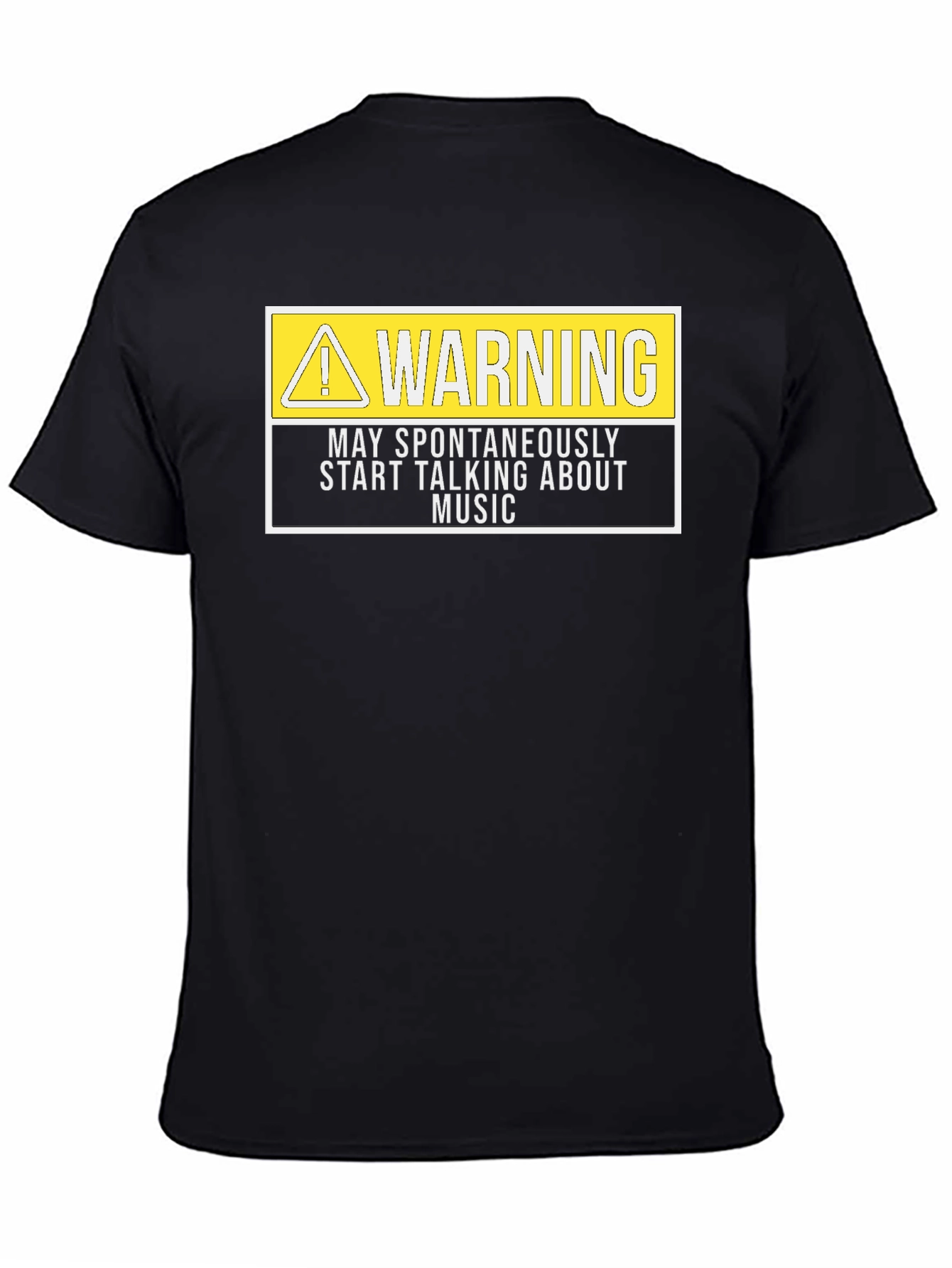 Warning May Spontaneously Talk Music T-Shirt