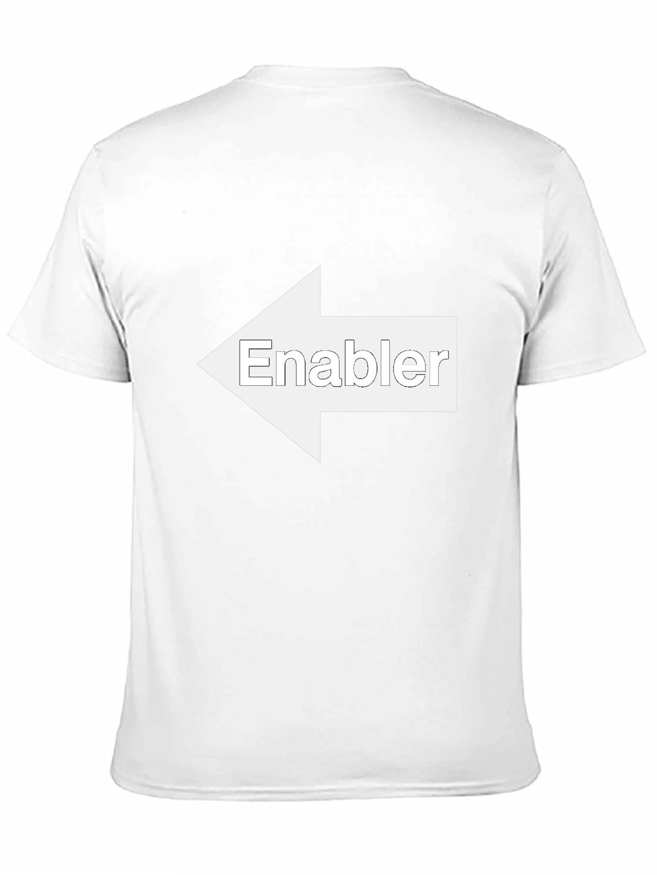 Enabler T-Shirt - Funny Left Arrow Design