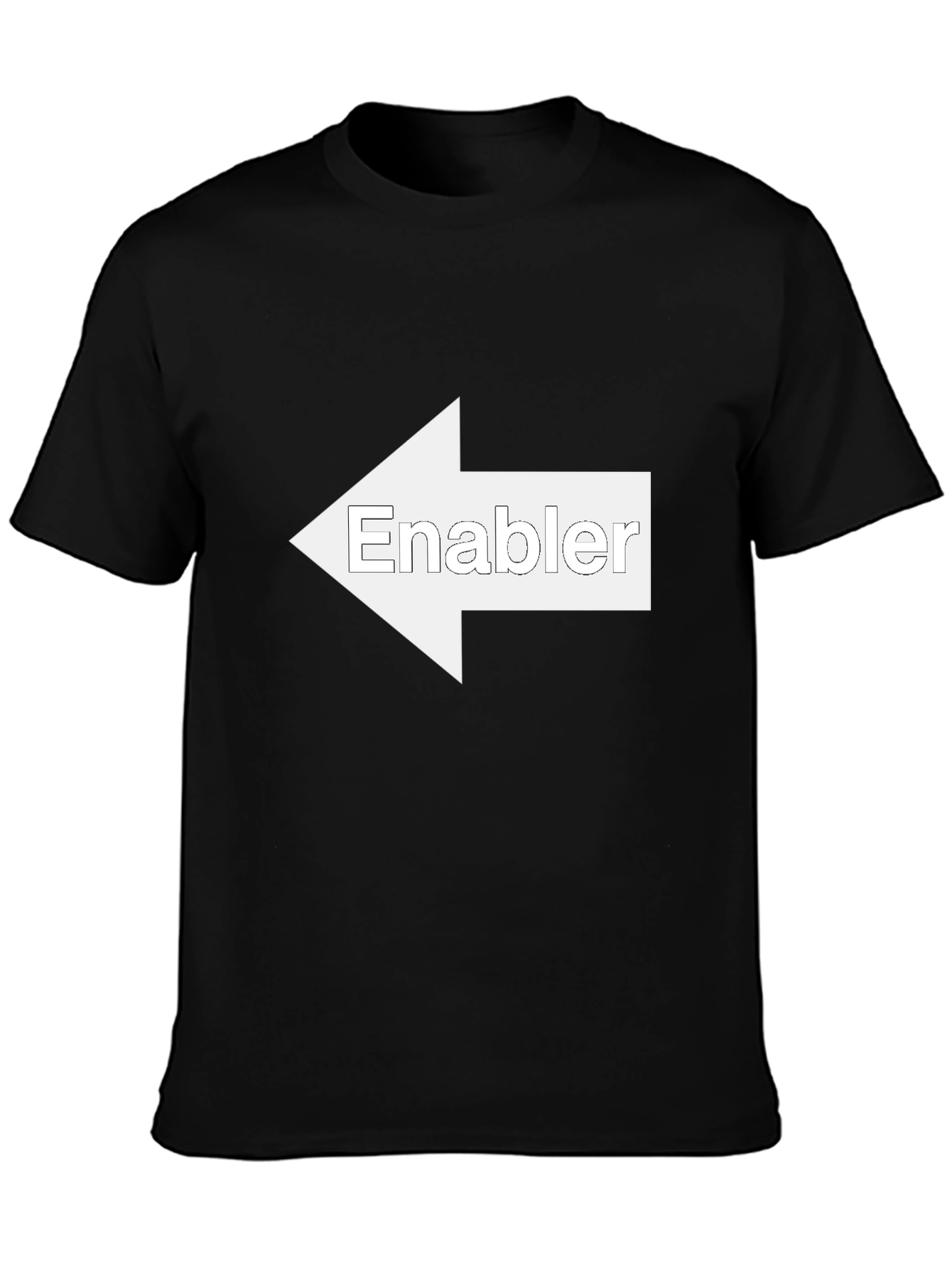 Enabler T-Shirt - Funny Left Arrow Design
