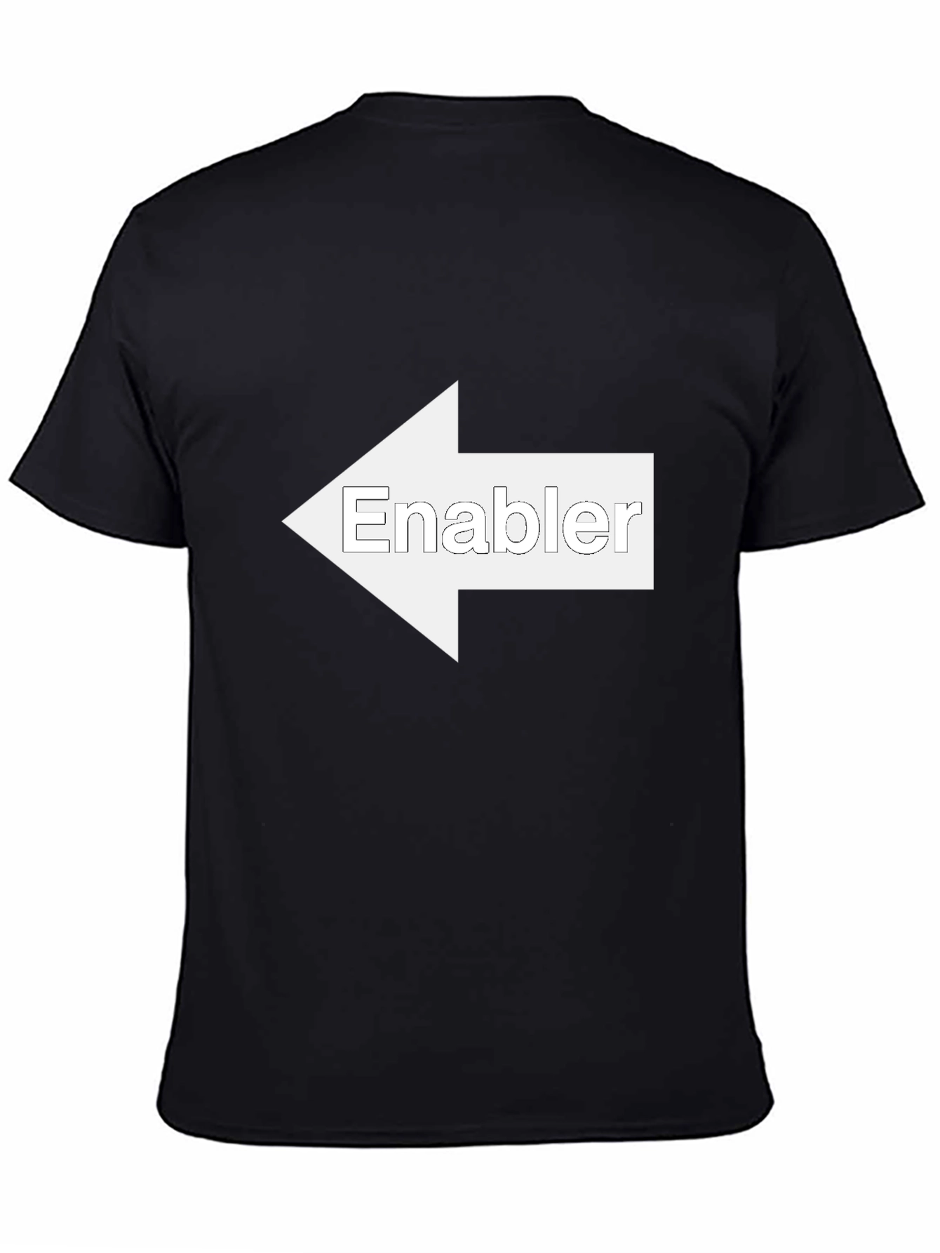 Enabler T-Shirt - Funny Left Arrow Design